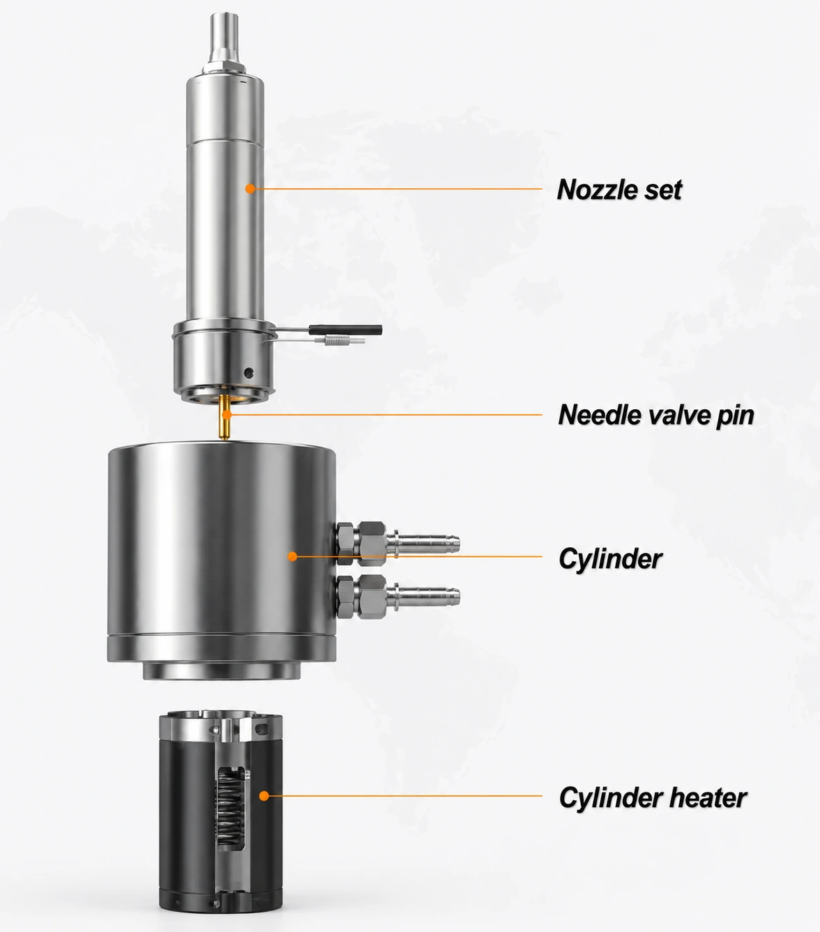uniway Uni-SVS Valve Gate Nozul